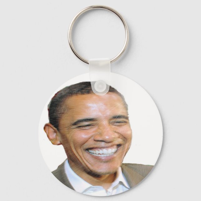 Obama Smile Nyckelring (Framsida)