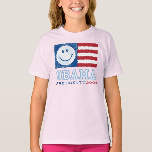 Obama Smiles Tee Shirt (Framsida)