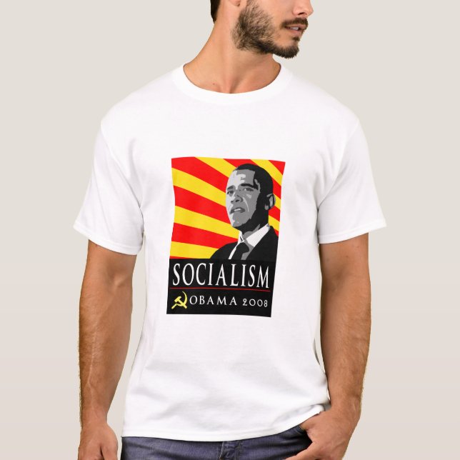 OBAMA SOCIALISM TEE SHIRT (Framsida)