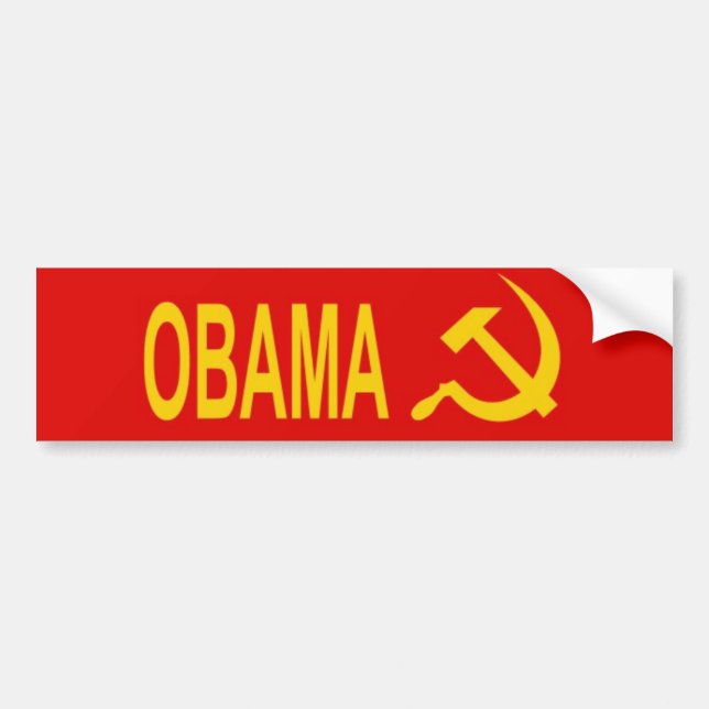 Obama - socialist bildekal (Framsidan)