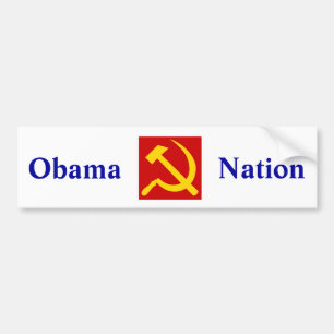 Obama socialistslätt bildekal
