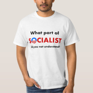 Obama socialistT-tröja T-shirt