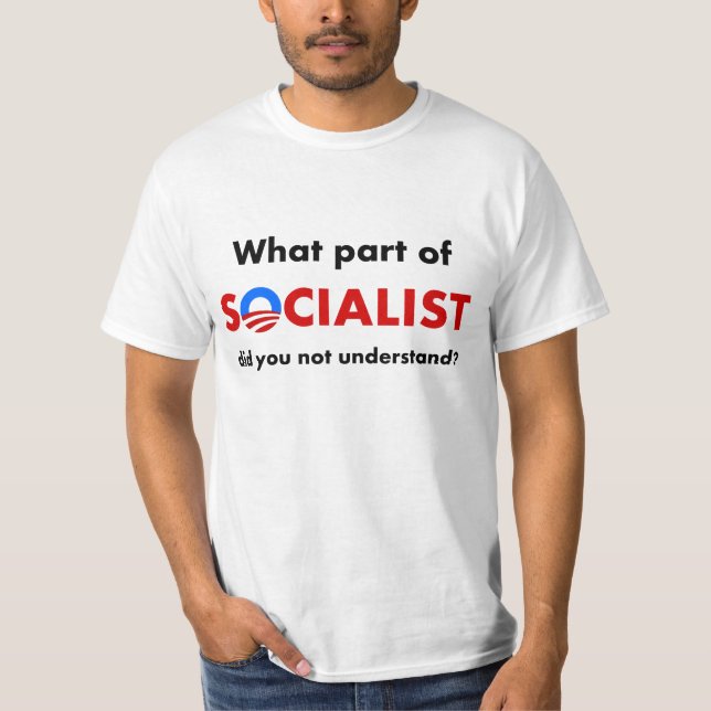 Obama socialistT-tröja Tröja (Framsida)