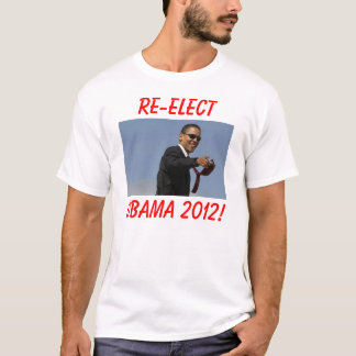 obama som BETRÄFFANDE-är utvald, OBAMA 2012! T Shirt