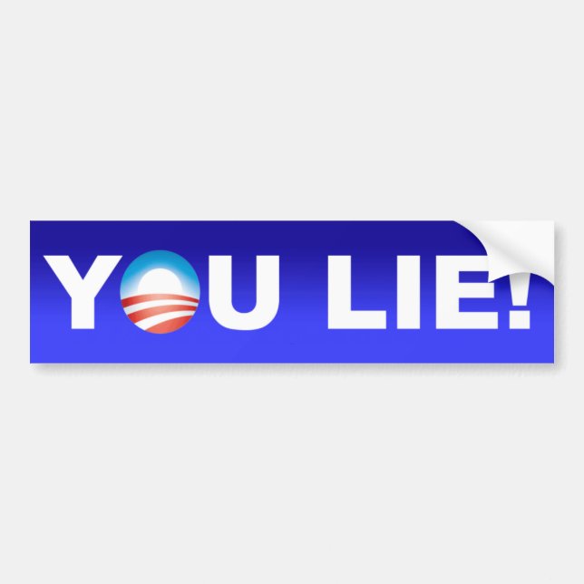 Obama som du ljuger bildekal (Framsidan)