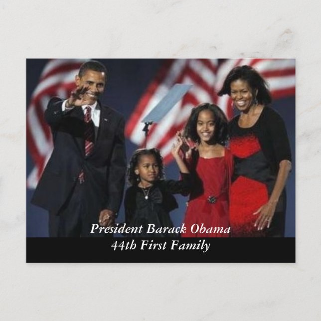 Obama Souvenir Postcard Vykort (Framsida)
