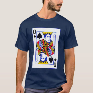 Obama spelkort herr t-shirt
