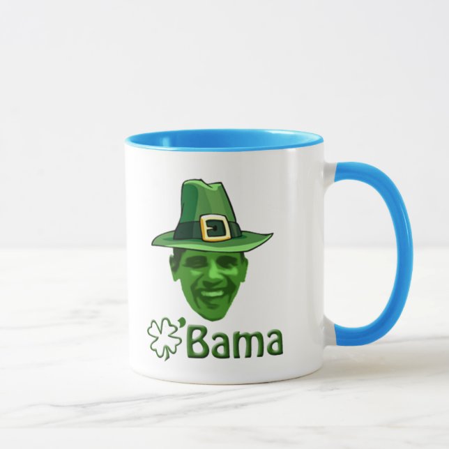 Obama St patricks day Mugg (Höger)