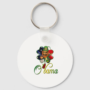 Obama St. Patrick's Day Spirit Nyckelring