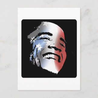 Obama: stars och stripes vykort