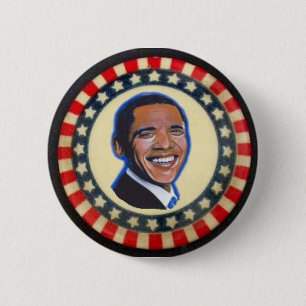 Obama stars&stripes knapp