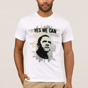 Obama STENCILERAR concrBgrnd T-shirt