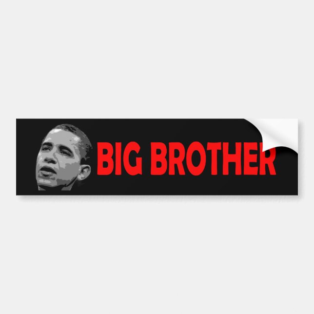 Obama: Storebror Bildekal (Framsidan)