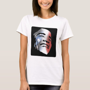 Obama StStripe 3black T-shirt
