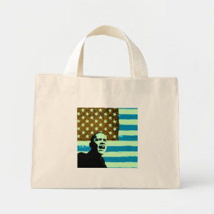 Obama Stylistat US Flagga Bag Mini Tygkasse