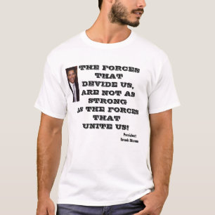 OBAMA, STYRKOR ENIGA USA T SHIRT