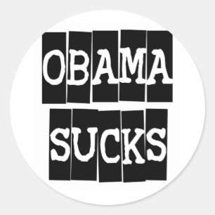Obama Sucks Runt Klistermärke