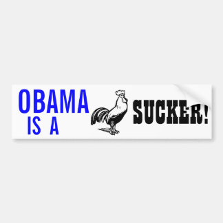 Obama suger!! bildekal