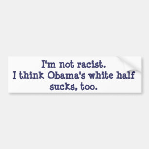 Obama suger!!! bildekal