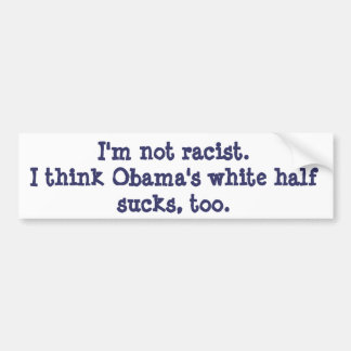 Obama suger!!! bildekal