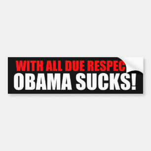 Obama suger bildekal