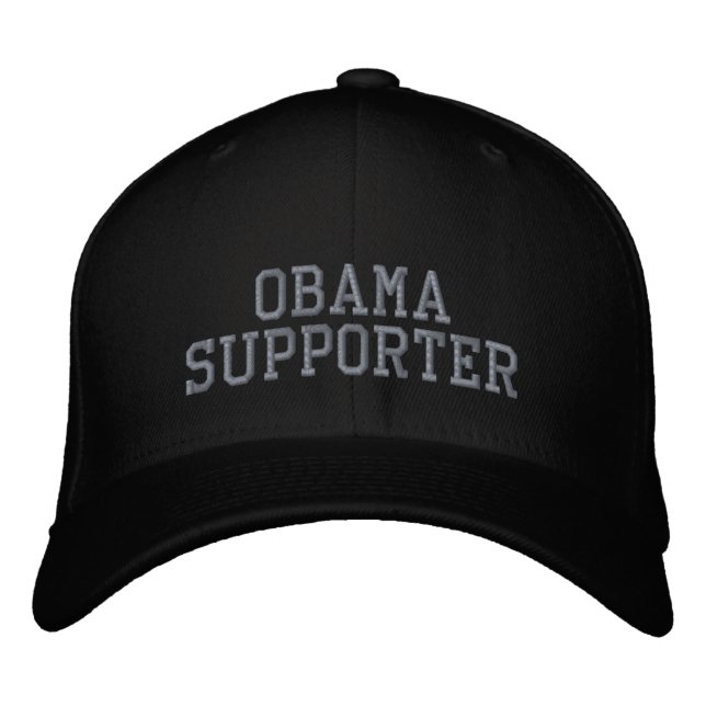 OBAMA SUPPORTER BRODERAD KEPS (Framsida)