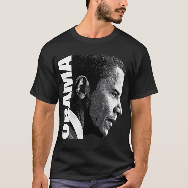 OBAMA t-Skjorta T-shirt (Framsida)