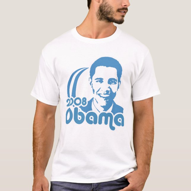 OBAMA T-TRÖJA 2008 T-SHIRT (Framsida)