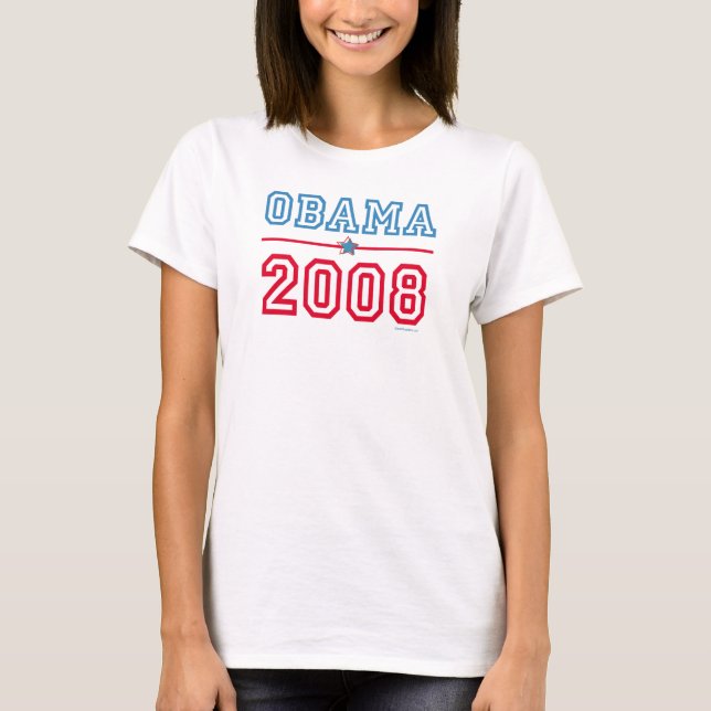 Obama T-tröja 2008 Tee Shirt (Framsida)