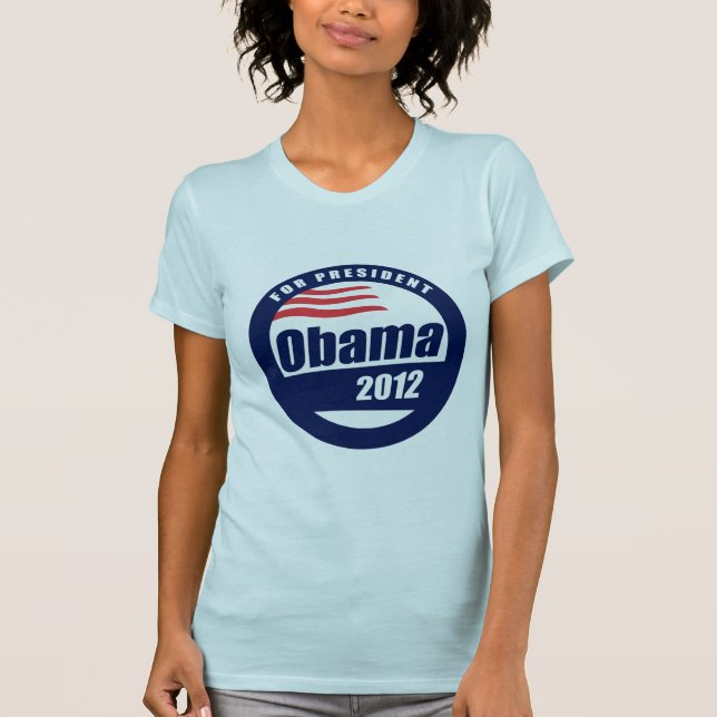Obama T-tröja 2012 T Shirt (Framsida)
