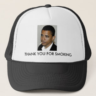 Obama tack för att röka truckerkeps
