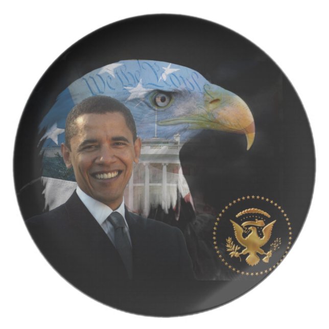 OBAMA TALLRIK (Framsidan)