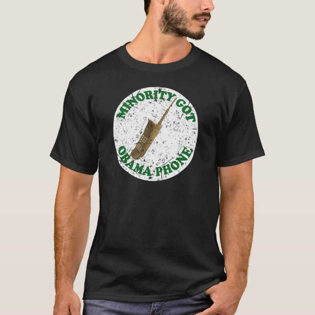 Obama telefon t shirt (Framsida)