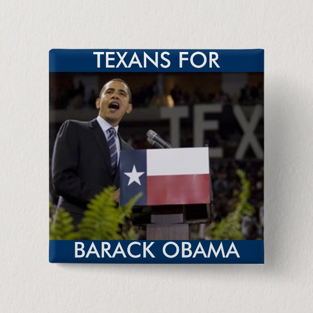 Obama_texas BARACK OBAMA, TEXANS FÖR Knapp (Framsida)