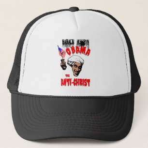 Obama The Anti-Jesus Hat Truckerkeps