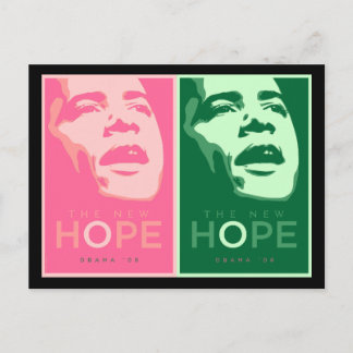 Obama "The New Hope" Vykort