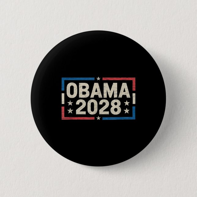Obama Till president 2028 Obama 2028 Design Knapp (Framsida)