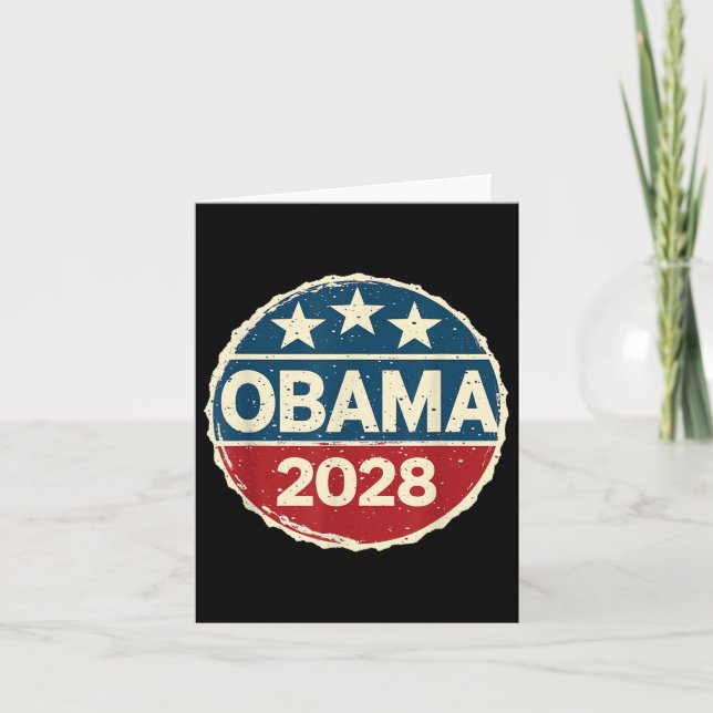 Obama Till president 2028 Obama 2028 Kort (Framsida)