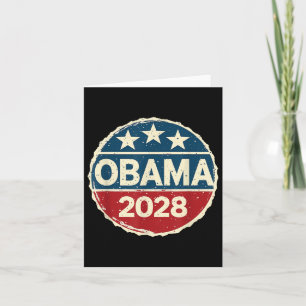 Obama Till president 2028 Obama 2028 Kort
