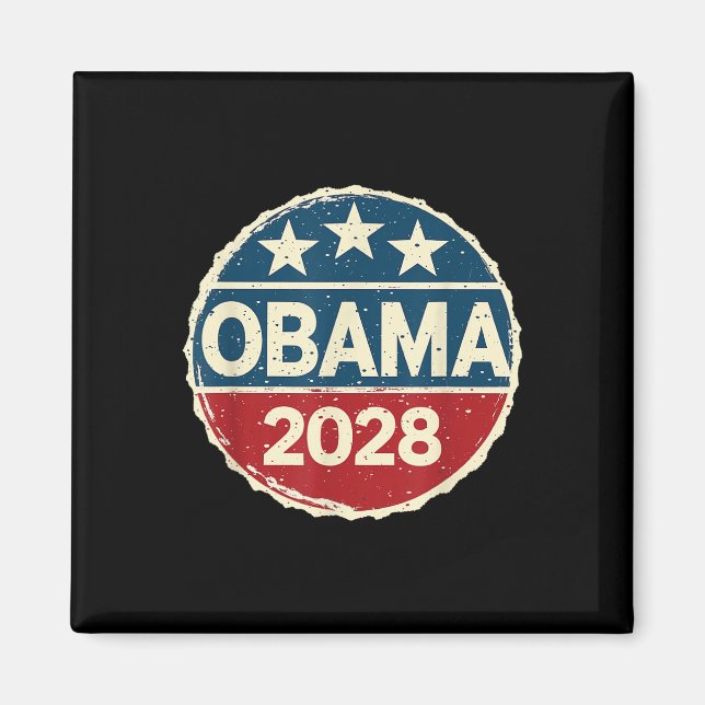 Obama Till president 2028 Obama 2028 Magnet (Framsidan)