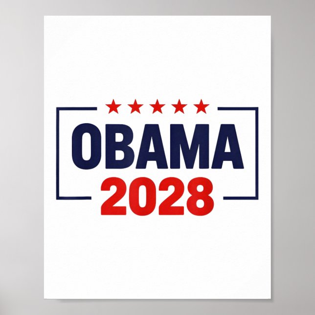 Obama Till president 2028 Obama 2028 Poster (Framsidan)