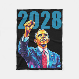 Obama till president 2028 Obama 48:e presidenten f Fleecefilt