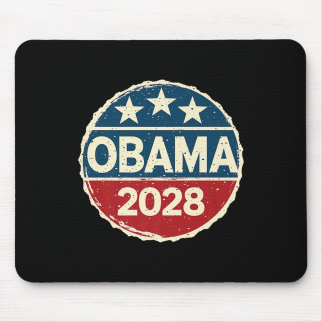 Obama Till president 2028 Obama Premium 0 för 2028 Musmatta (Framsidan)