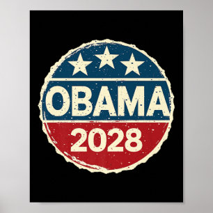 Obama Till president 2028 Obama Premium 0 för 2028 Poster