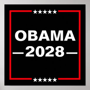 Obama till president 2028 poster