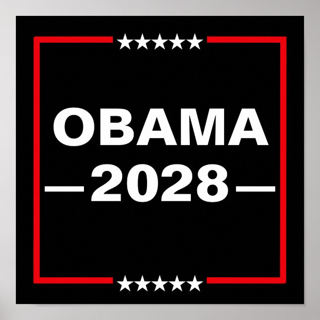 Obama till president 2028 poster (Framsidan)