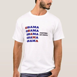 Obama tillsammans kan vi t-shirt