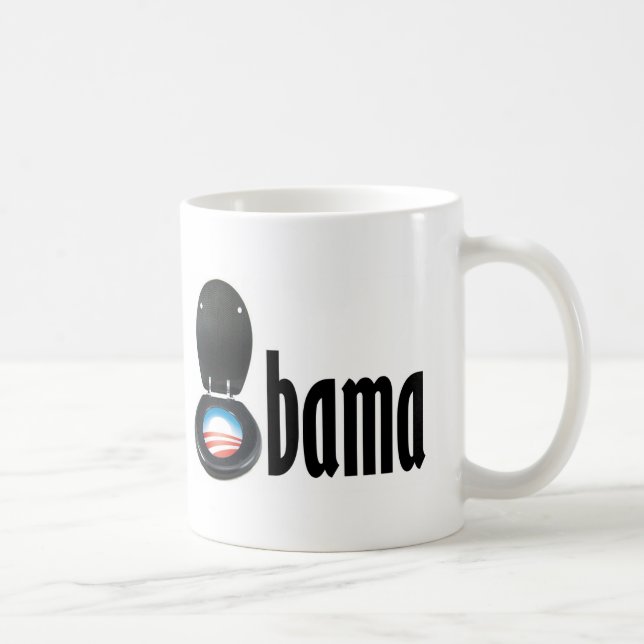 Obama (toalett) kaffemugg (Höger)