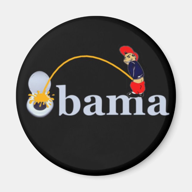 Obama (toalett) magnet (Framsidan)