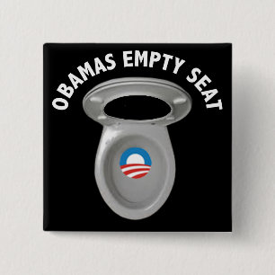 Obama tom stol - toaletten placerar knapp